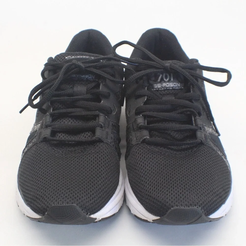 361 Degrees Poison‎ Running Shoes Mens 7.5 US Black White Lightweight Sneakers